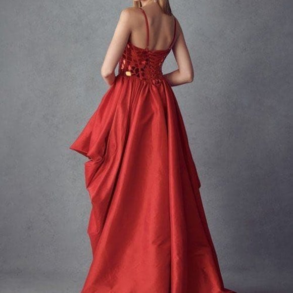 Sweetheart Neck Sequin Bodice Prom Dress JT252 - Picture 2 of 5